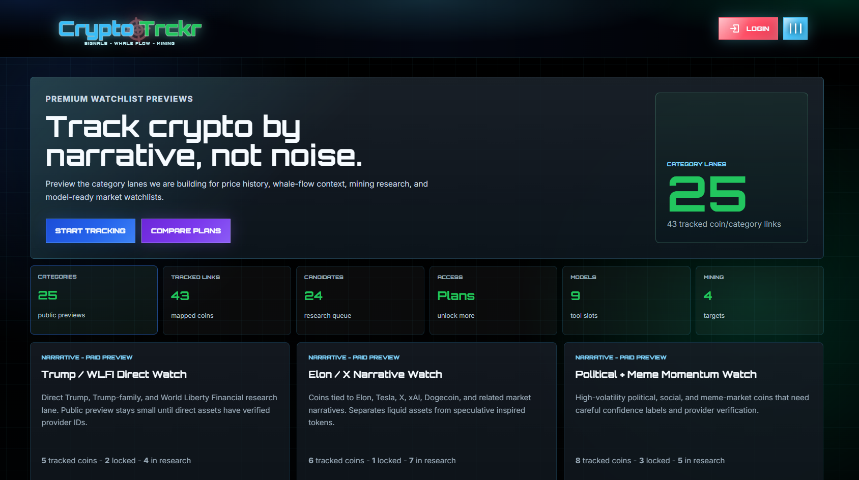 CryptoTrckr.com screen 6