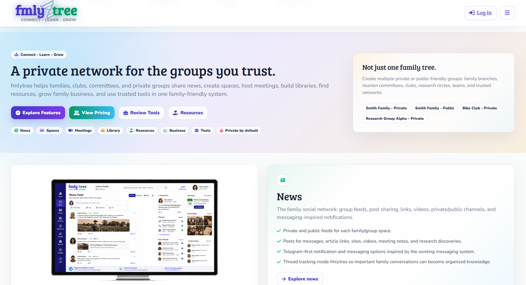 fmlytree.com screen 2